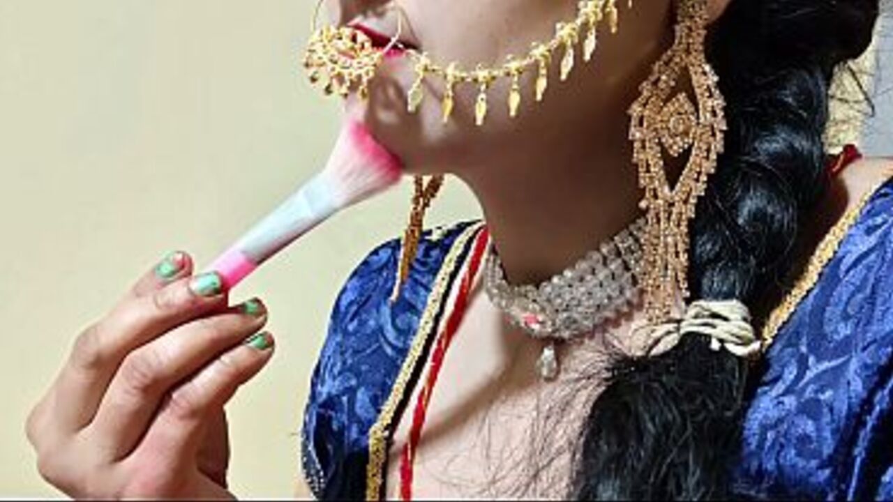 First-Night newly married Indian desi couple having romantic sex, desi indian first night hindi audio sex MMS