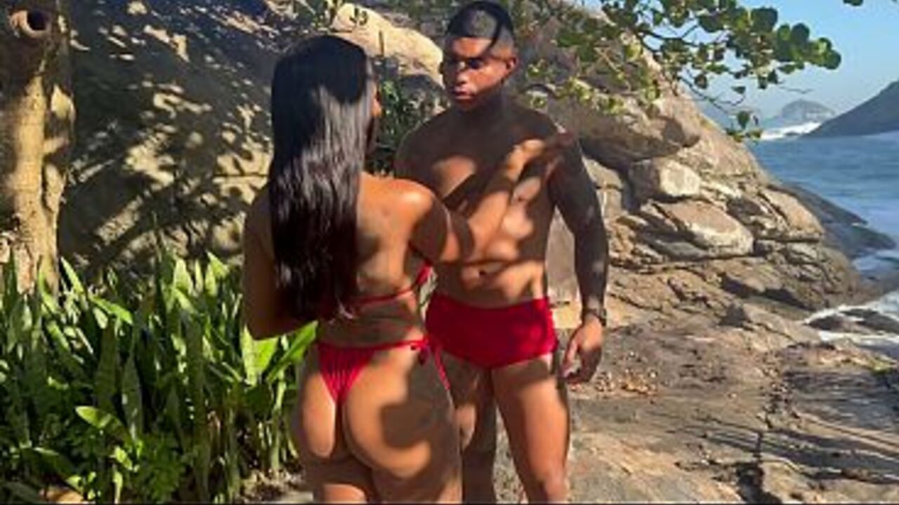 Hot black woman got revenge on her husband by having sex with three young guys.